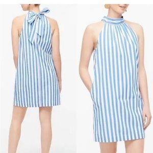 Host Pick 💙 J.Crew Women's Tie Neck Cotton Mini Shirt Dress
